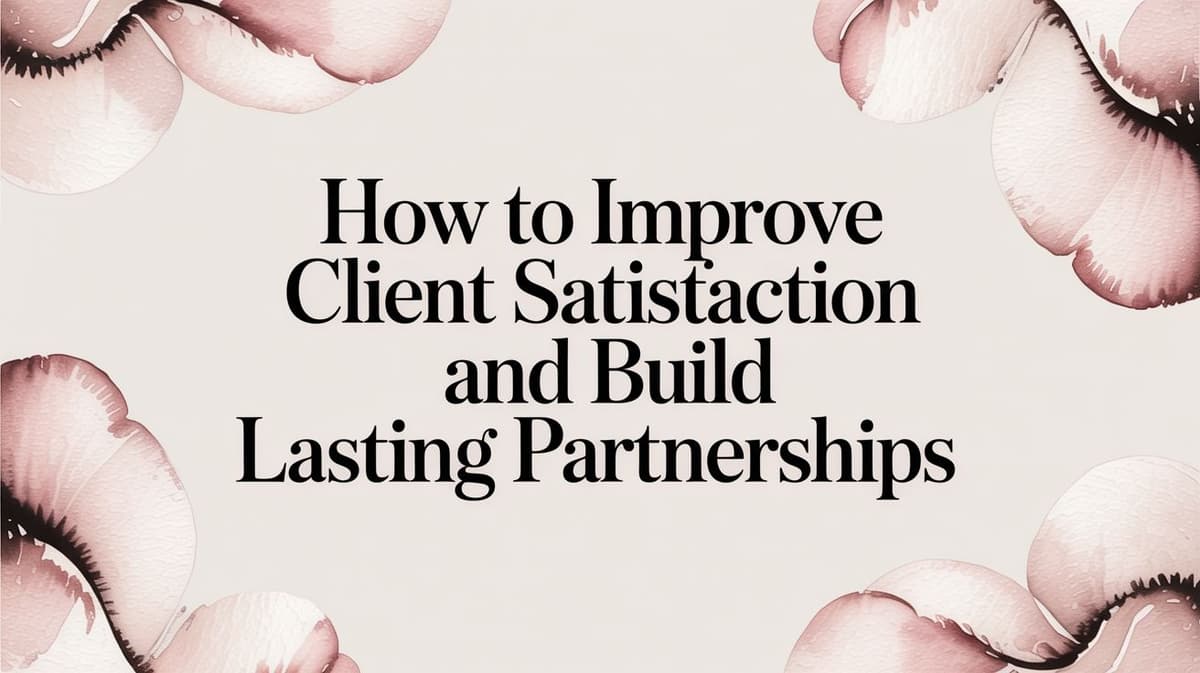 How to Improve Client Satisfaction and Build Lasting Partnerships alt